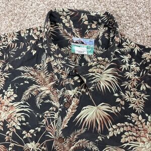 Vintage Reyn Spooner Hawaiian Shirt Men's Large Hawaiian Traditionals Spun Rayon